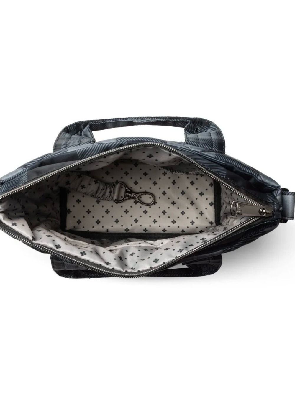 NWT- Lug Dory Mini crossbody Buffalo Check Grey - Picture 4 of 4